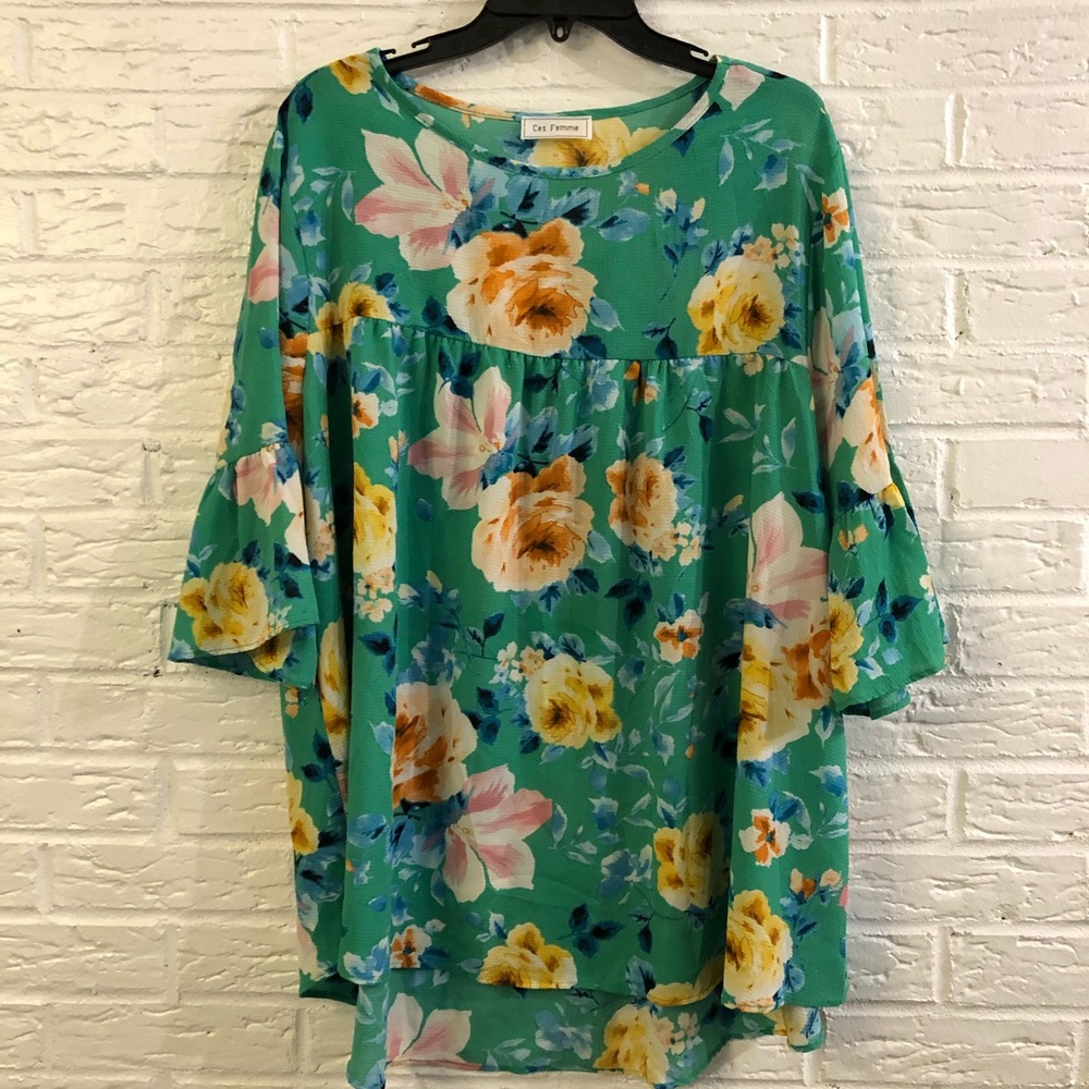 Floral Top 🌸